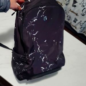 Buffbunny Game Changer Backpack in the color black marble